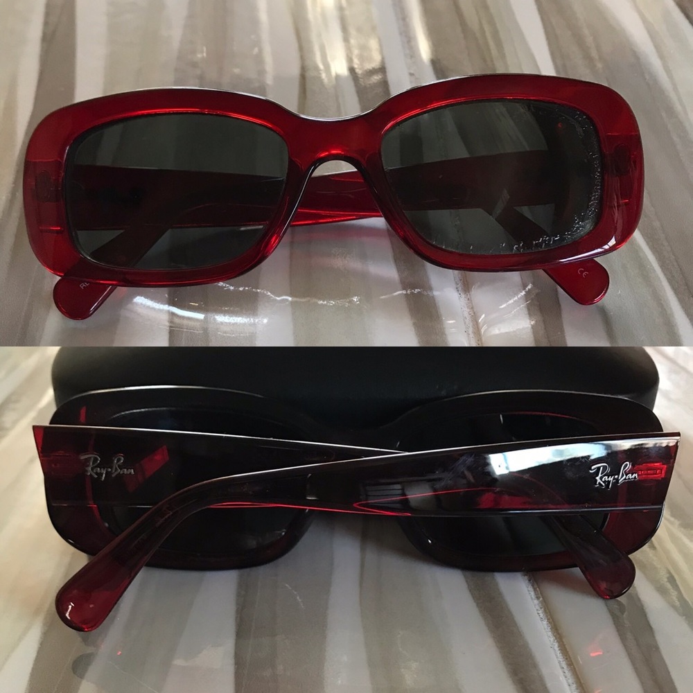 Red Ray-Ban Sunglasses